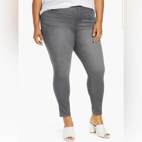 WIT & WISDOM Absolution Ankle Skinny Jeans 18W - Grey - Picture 1 of 11